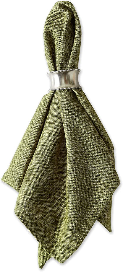 DII Variegated Tabletop Collection, Napkin Set, Olive Green, 6 Piece - Image 3