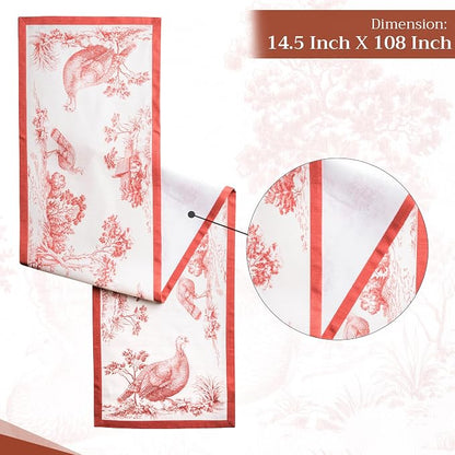 Maison d' Hermine Table Runner 100% Cotton 14.50" x 108" | Table Runners 108 - Image 4