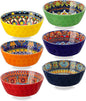 vancasso Boho Cereal Bowls Set of 6, 26 oz Ceramic Soup Bowls by vancasso