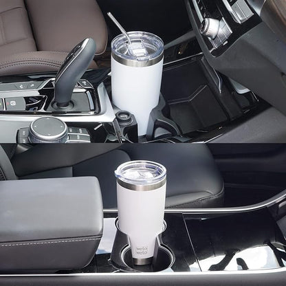 WETOWETO 20oz Tumbler with 2 lids and 2 straws, Stainless Steel Vacuum - Image 6