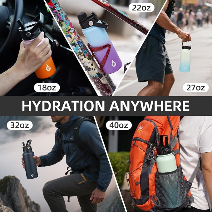 BJPKPK 22oz Insulated Water Bottle - Image 6