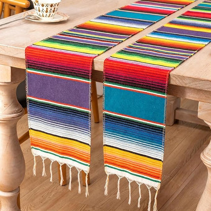 Mexican Table Runner Fiesta Mexican Theme Party Decoration by Airooglee