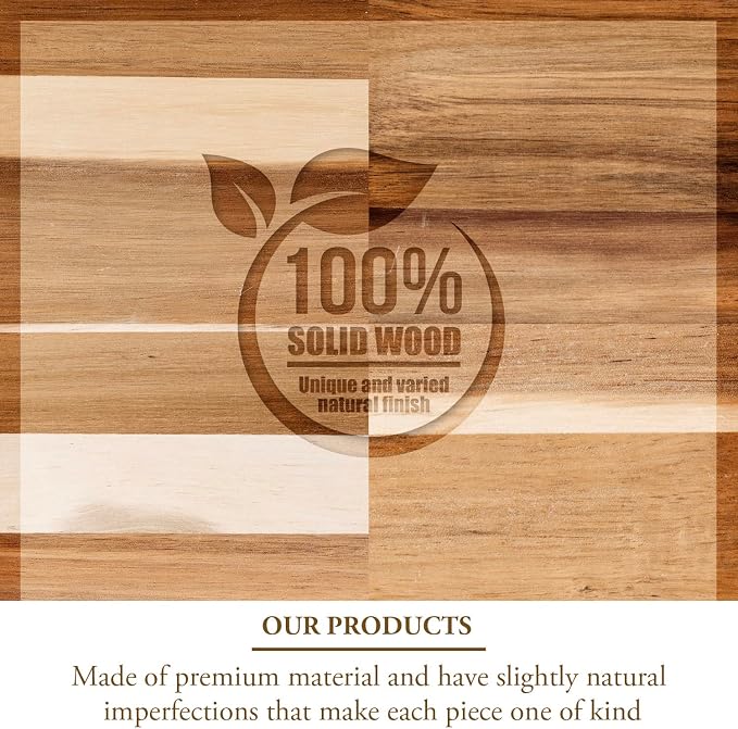 MyGift Set of 6 Acacia Wood Round Napkin Rings, Rustic Dinner Table Decor | - Image 4