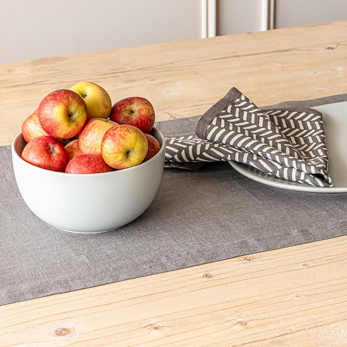 Over&Back 18x108 Washed 100% Linen Table Runner - Image 9
