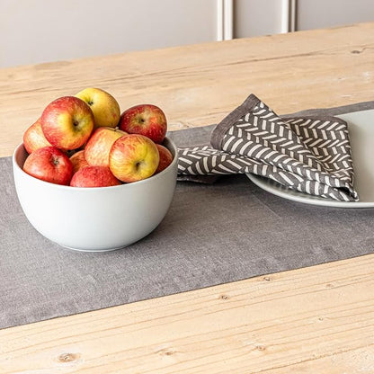 Over&Back 18x90 Washed 100% Linen Table Runner - Image 9
