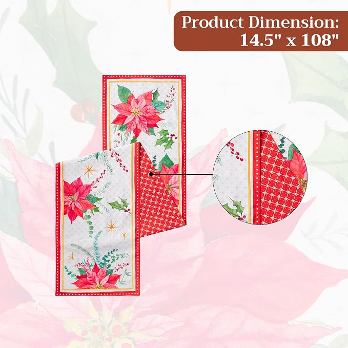 Maison d' Hermine Table Runner 100% Cotton 14.50" x 108" | Table Runners 108 - Image 7