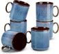 vancasso ONION Ceramic Coffee Mugs Set of 6, 12 Oz Coffee Cups by vancasso