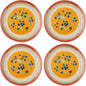 Karma, 8.75 inches Melamine Salad Plates Set of 4, Reusable Dishwasher Safe by KarmaGifts