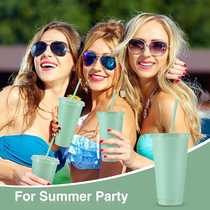 Amyhill 12 Pcs Reusable Plastic Cup - Image 5