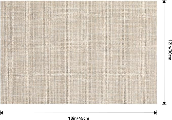 Leetaltree Beige Placemats Set of 20 - Image 9