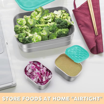 Small Stainless Steel Lunch Containers - Image 6