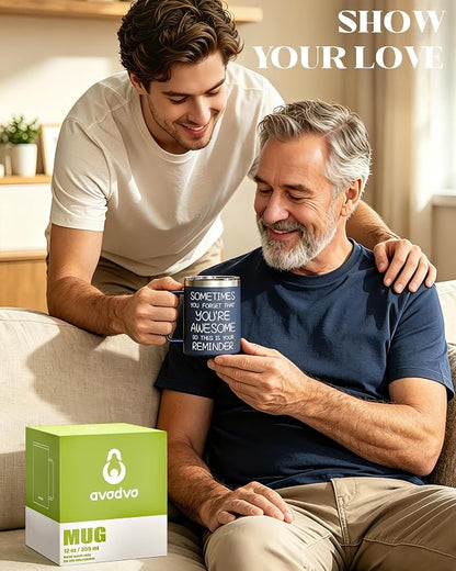 Inspirational Coffee Mug for Men, 12oz Insulated Stainless Steel Mug - Image 9
