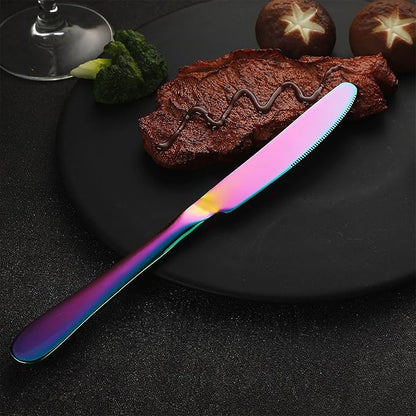 Rainbow Silverware Set Flatware Cutlery - Image 3