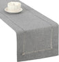 Tosewever Decorative Hemstitch Linen Table Runner Farmhouse Style Tabletop by Tosewever