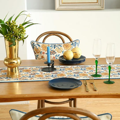 Designer French Linen Table Runner, Dining Table, Thanksgiving - Image 7