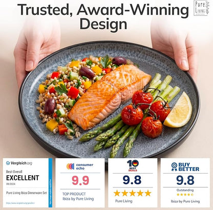 32 Piece Stoneware Dinnerware Set - Image 3