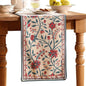 bilingaier Farmhouse Berry Red Floral Small Table Runner by bilingaier