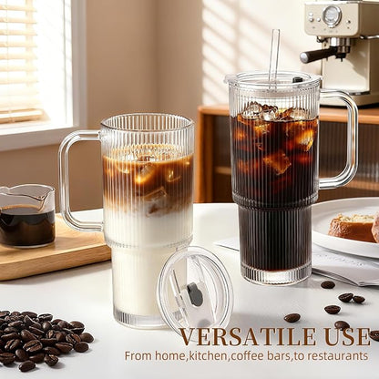 Iced Coffee Cups with Lids: Coffee Bar Accessories - Image 6
