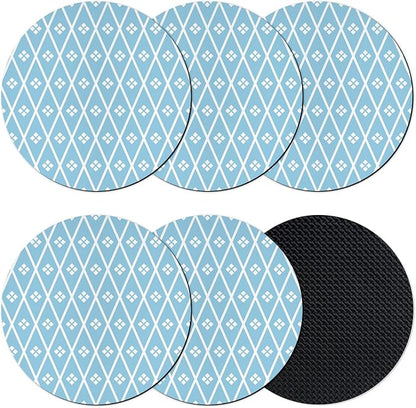 Minimalist Art Coasters Set of 6, Absorbent Coasters by Unknown