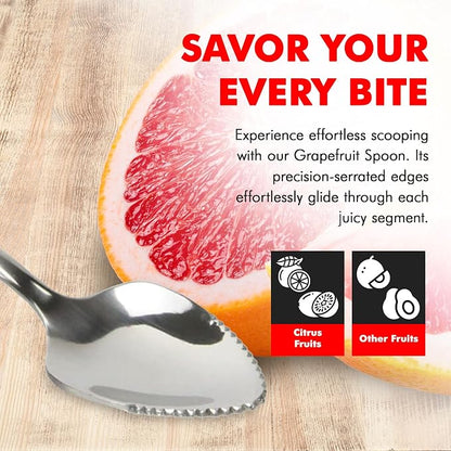 Chef Craft - Select Serrated Grapefruit Spoon, 6.5 Inches 2 Piece Set of - Image 3