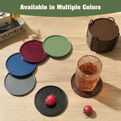 Coasters Set of 8, Hot or Cold Drink Coasters - Image 6