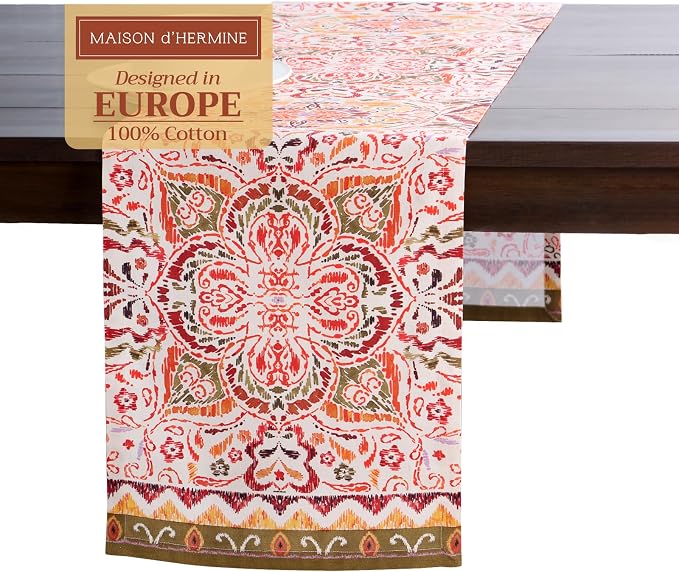 Maison d' Hermine Table Runner 100% Cotton 14.50" x 108" | Table Runners 108 by MaisondHermine