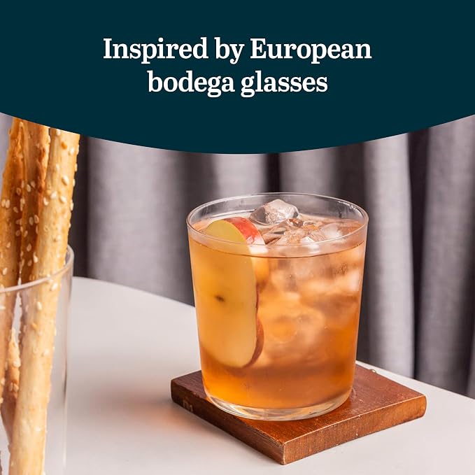 Libbey Café Rocks Glasses Set of 8, Dishwasher Safe Modern Cocktail Glasses - Image 4