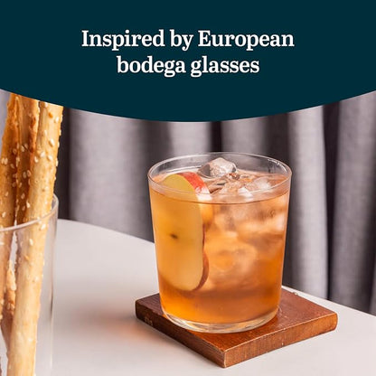 Libbey Café Rocks Glasses Set of 8, Dishwasher Safe Modern Cocktail Glasses - Image 4
