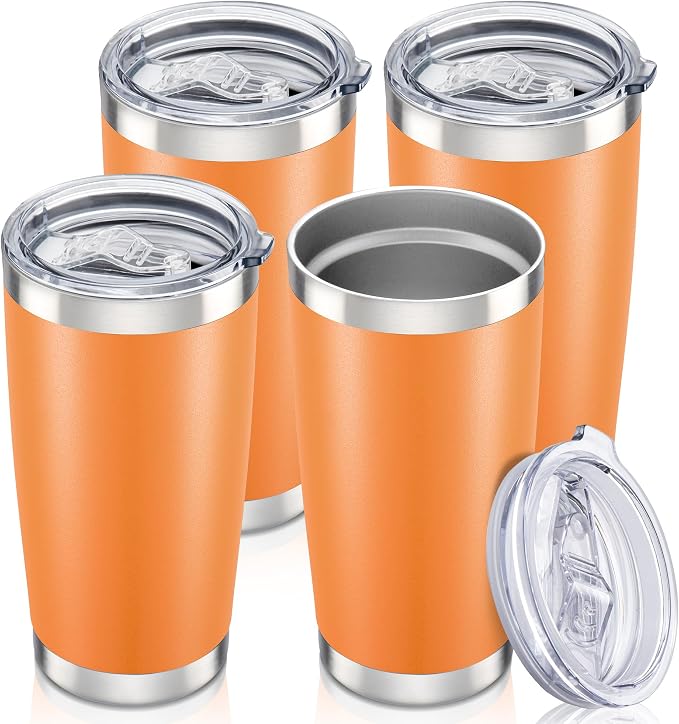 20 oz Tumbler with Lid Stainless Steel Insulated Tumblers Bulk Cups Mug | by Orebigo