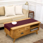 Solino Home 100% Pure Linen Table Runner Burgundy Hemstitch, 14 x 60 in | by SolinoHome