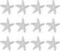 12-Pack Elegant Metal Napkin Rings - Starfish Coastal Table Decor for Dinner Parties Banquet Weddings Family Gatherings Decorative Table Settings Gift (Silver) - ALPHA Living HOME