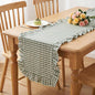 Eternal Beauty 14x72 Gingham Ruffle Table Runner by EternalBeauty
