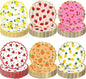 60 Pcs 7 Inch Fruit Paper Plates Tutti Fruit Birthday Party Supplies Summer Disposable Dinner Dessert Plates for Wedding Birthday Baby Shower Bridal Tea Party Supplies