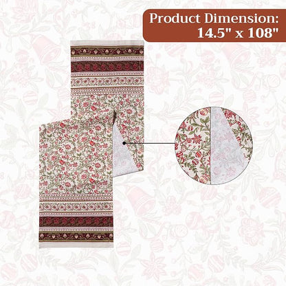 Maison d' Hermine Table Runner 100% Cotton 14.50" x 108" | Table Runners 108 - Image 7
