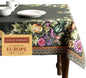 Maison d' Hermine Table Cloth Square Table 100% Cotton 60 x 60 Inches Fall Tablecloth Reusable Everyday Use for Thanksgiving Christmas Decorations Dining Farmhouse Party (Pumpkin Garden - Dark Green)