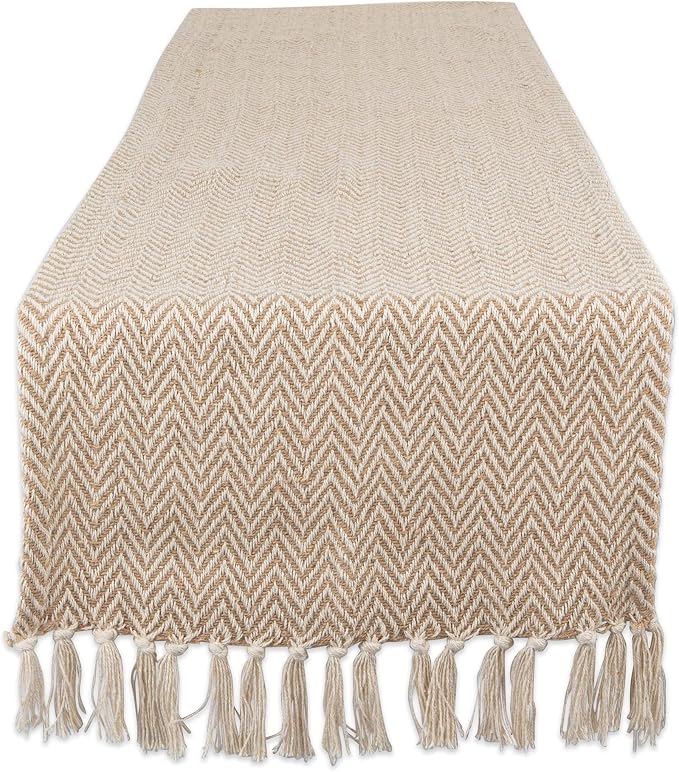 DII Woven Basic Tabletop Collection, Chevron Table Runner by DII