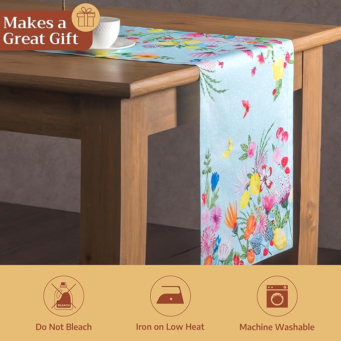 Maison d' Hermine Table Runner 100% Cotton 14.50" x 72" | Table Runners 72 - Image 5