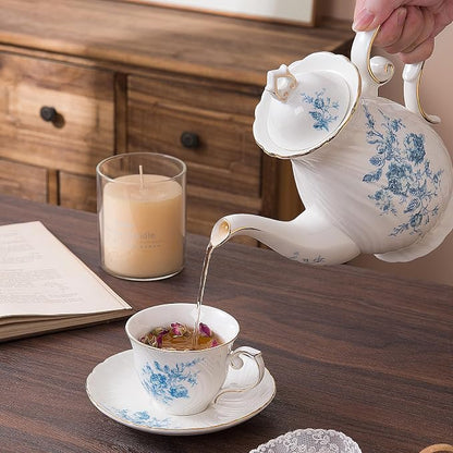 Agyiuns tea cups and saucers ceramic coffee mug 6oz - Image 6