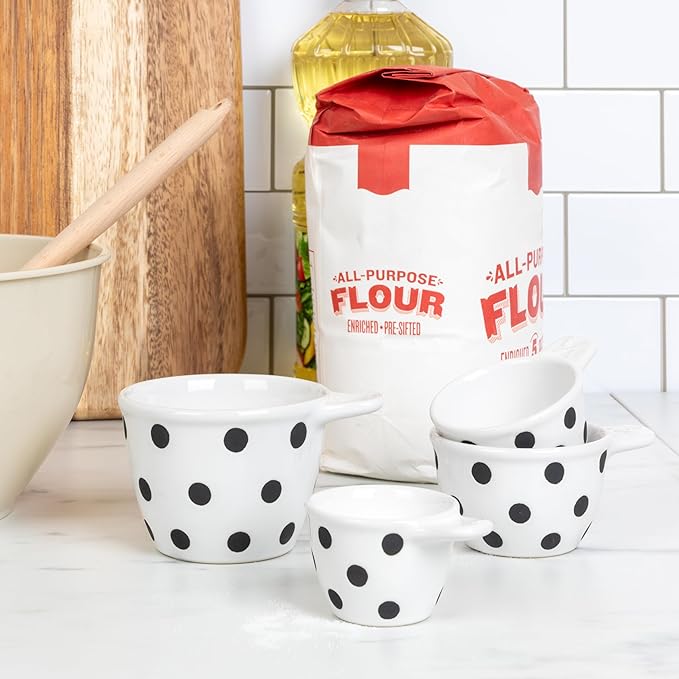 Creative Co-Op Ceramic Measuring Cups - Image 3