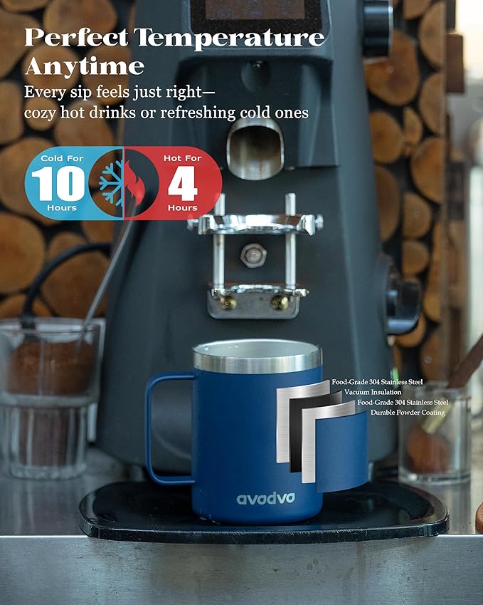 8 Pack 12oz Insulated Coffee Mug - Image 3