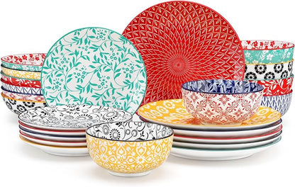 vancasso SELENE Plates and Bowls Set by vancasso