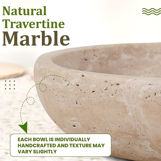 FNTSTICGOODS Travertine Decorative Bowl - Image 4