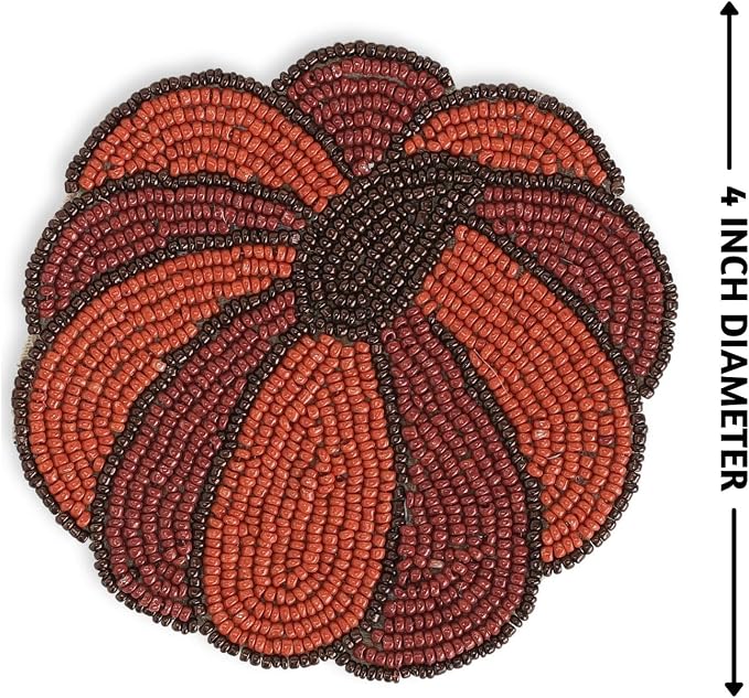 Folkulture Cute Fall Coasters Set of 4 - Image 5