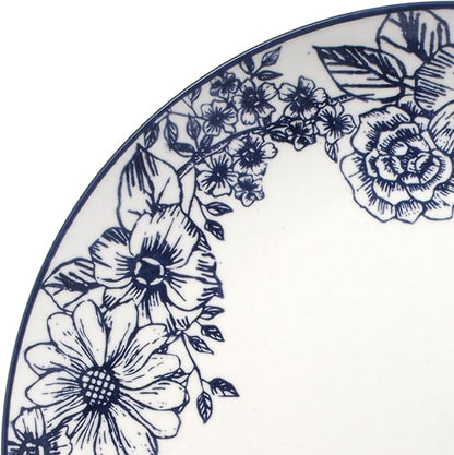 Pfaltzgraff Gabriela Blue 16-Piece Dinnerware Set, Service - Image 3