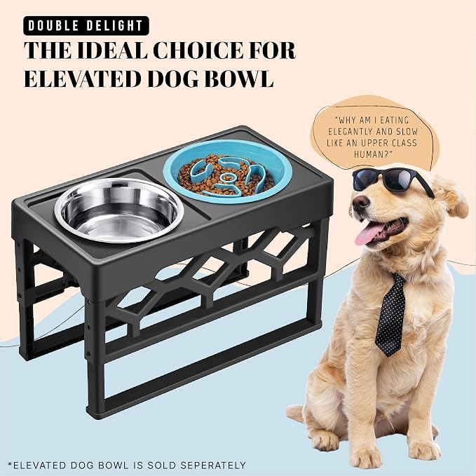 AVERYDAY Slow Feeder Dog Bowls for Medium Breeds Fits Raised Feeding Station - Image 8