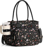 Lunch Box for Women Insulated Lunch Bag Quilted Soft Cooler Tote | 7 Pocket by Bagstellar