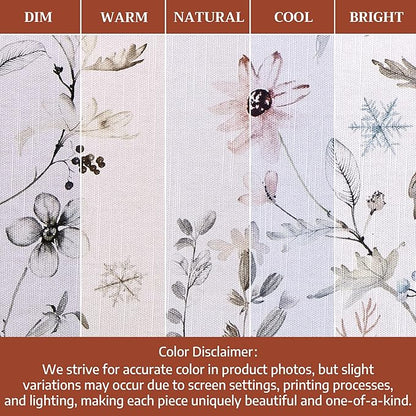 Maison d' Hermine Cloth Napkins Set of 4 100% Cotton for Thanksgiving Christmas Decorations Everyday Reusable Square Fall Napkins Cloth Washable Dinner Party (Ice Florals, 20"x20")