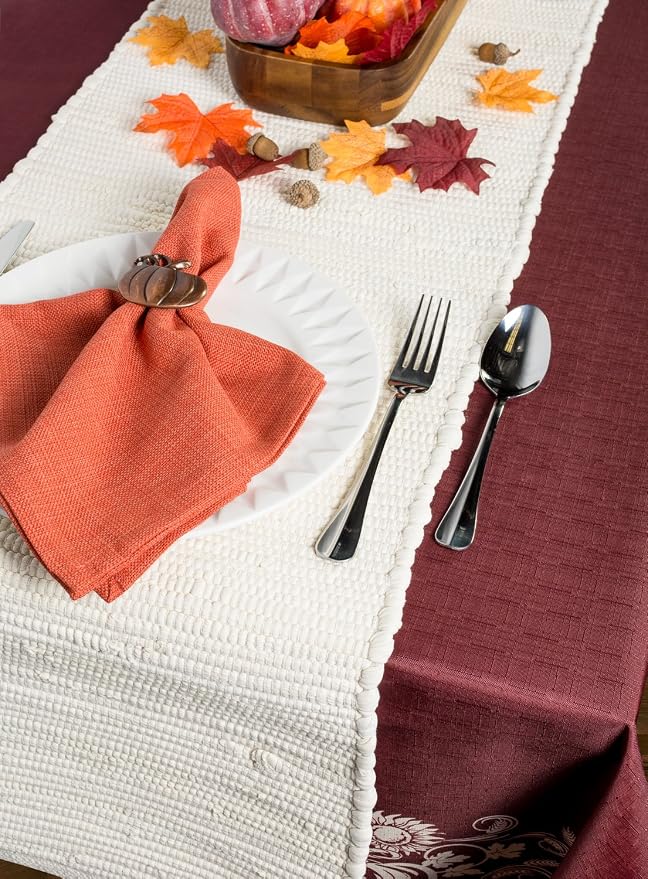 DII Handmade Chindi Tabletop, Reversible and Machine Washable, Table Runner - Image 4