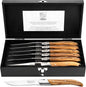 Laguiole Style De Vie Steak Knives, Luxury Line, 6 Pieces, Olive Wood, in by laguioleStyledeVie