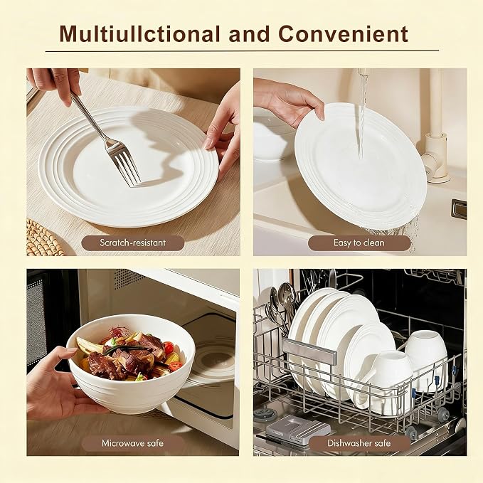 16 Piece Bone China Dinnerware Sets - Image 6